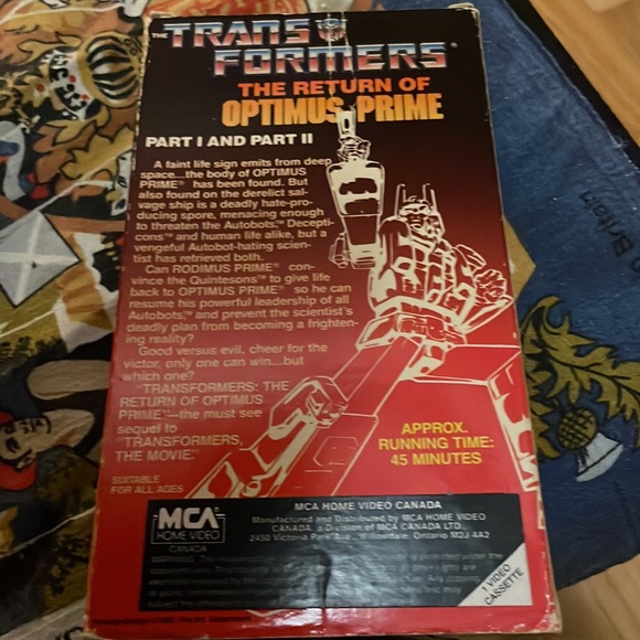 RARE ! Original vhs transformers - Picture 4 of 7